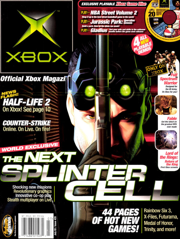 Official Xbox Magazine Issue 20 (July 2003) cover